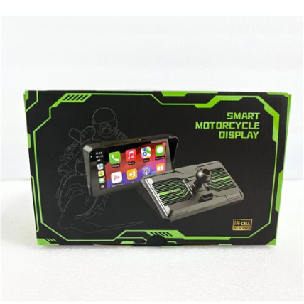7″ Smart Rearview Mirror Display with DVR & Smartphone Integration for MotorBike