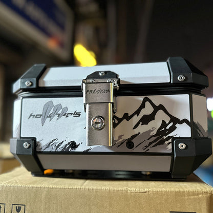 Waterproof Aluminum Alloy Motorcycle Rear Box Top Case
Luggage and Toolbox for Motorbikes