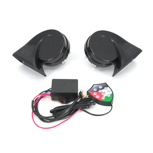 12V 10 tones Horn Controller Musical Car Horn Tweeter
Speaker Snail motorcycle