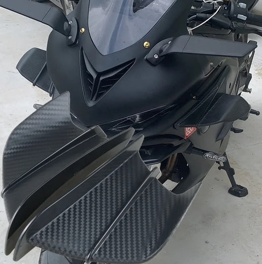 Motorcycle Modification Accessories Aerodynamic Fixed wind
Wing Kit Spoiler