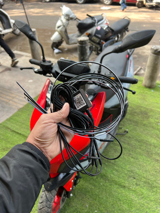 RGB Ambient LED Lights Kit for Bike & Scooty (6 Strips | 4×60cm + 2×45cm | Universal Fit)