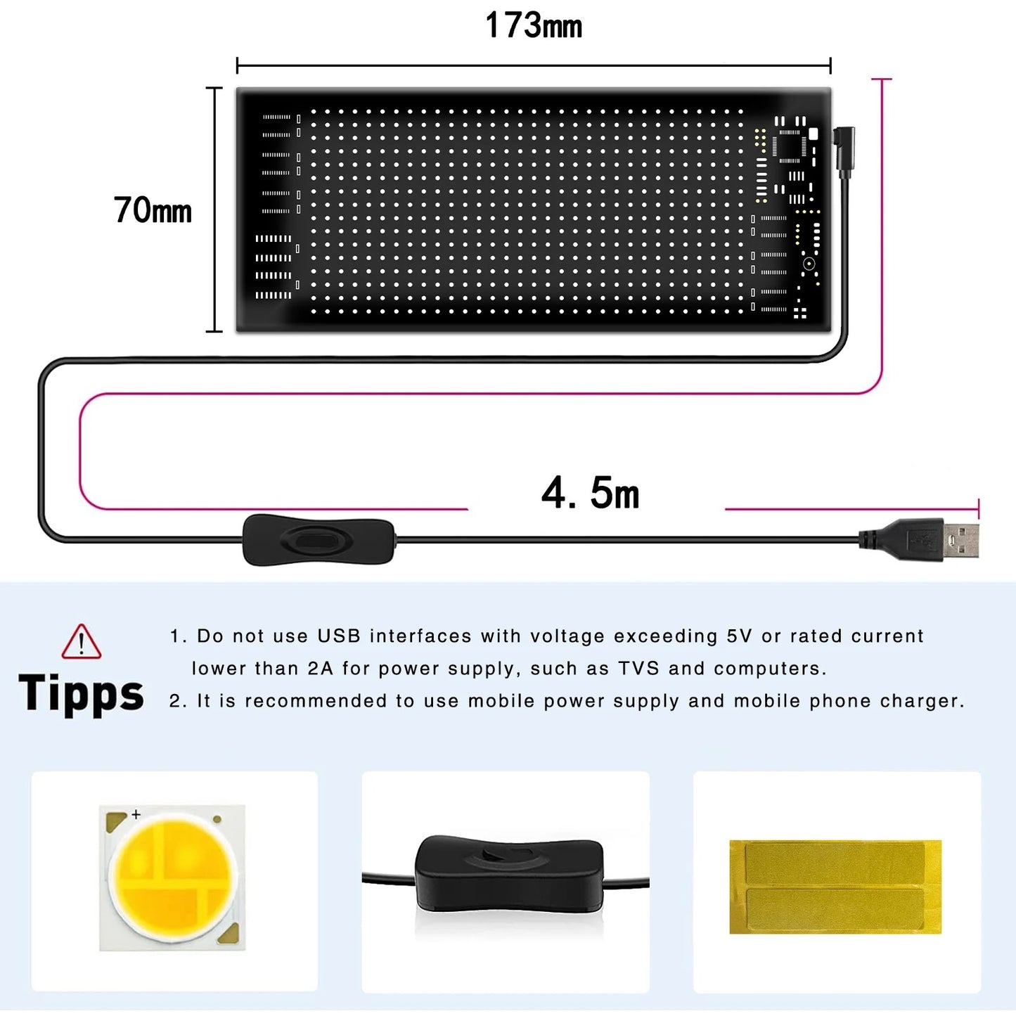 New Design Flexible Led Panel Advertising APP Control Car Rear Window Full Color Scrolling Ultra-thin Soft Led Display
Screen, Led Strip light