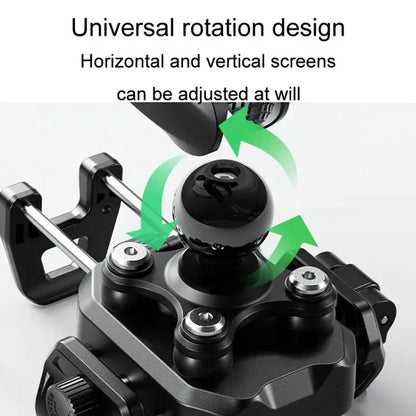 Kewig Outdoor Motorcycle Bike Riding Anti-Theft Shock Absorbing Cell Phone Holder(HANDLE T))