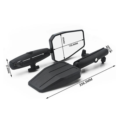 Adventue Mirror set Indestructible Glass Mirrors Set for Motorcycle