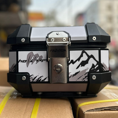 Waterproof Aluminum Alloy Motorcycle Rear Box Top Case
Luggage and Toolbox for Motorbikes