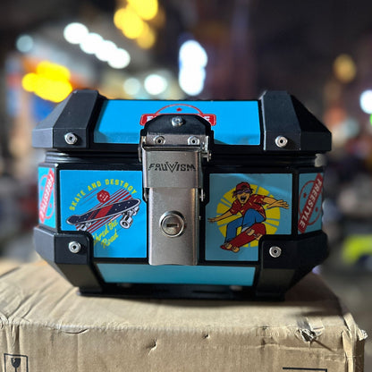 Waterproof Aluminum Alloy Motorcycle Rear Box Top Case
Luggage and Toolbox for Motorbikes