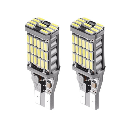 T15 W6W 912 921, LED Car Truck Backup Reverse Lights, Canbus Error Free, 2000 Lumen 4014 Chipset 45 SMD