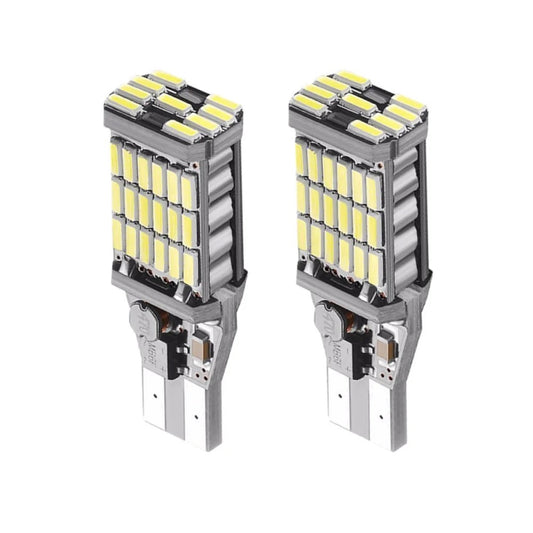 T15 W6W 912 921, LED Car Truck Backup Reverse Lights, Canbus Error Free, 2000 Lumen 4014 Chipset 45 SMD