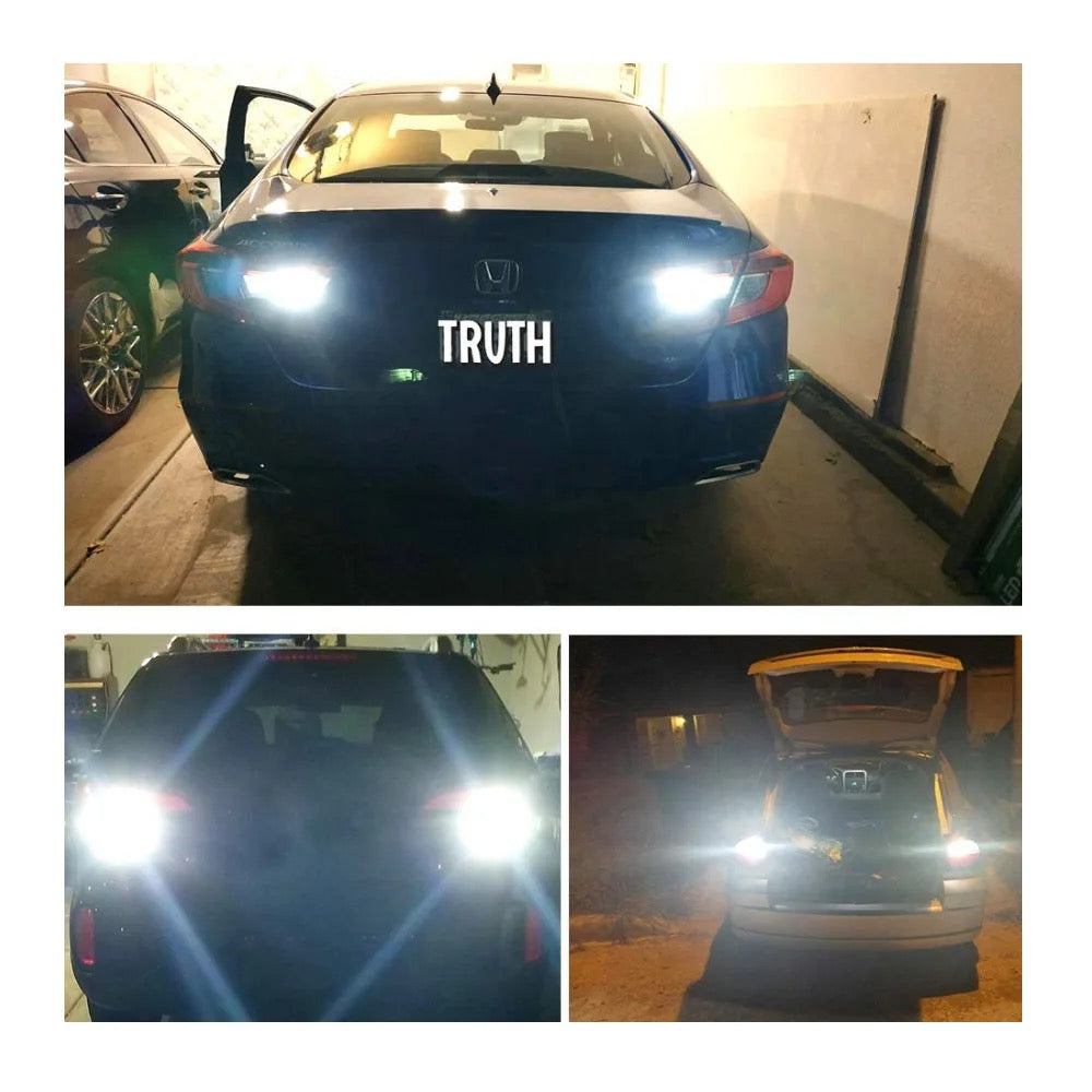 T15 W6W 912 921, LED Car Truck Backup Reverse Lights, Canbus Error Free, 2000 Lumen 4014 Chipset 45 SMD