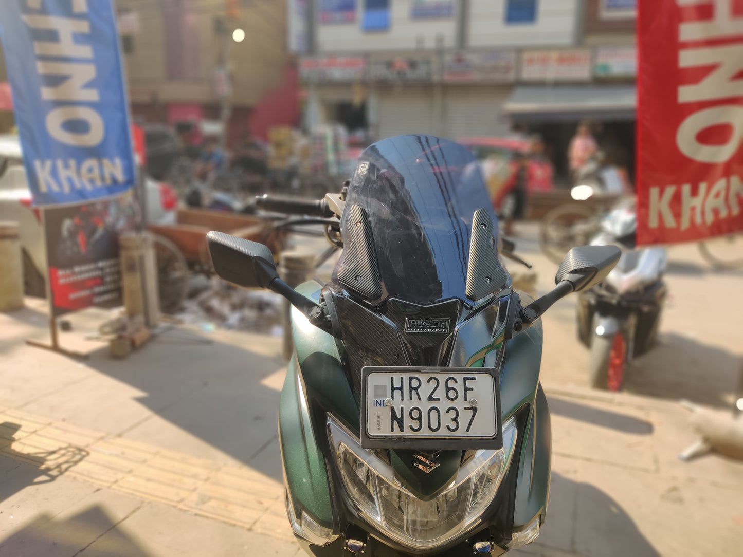 Flash Performance CARBON FIBRE FINISH FORZA KIT FOR SUZUKI BURGMAN STREET 125 (STD/EX/BT)