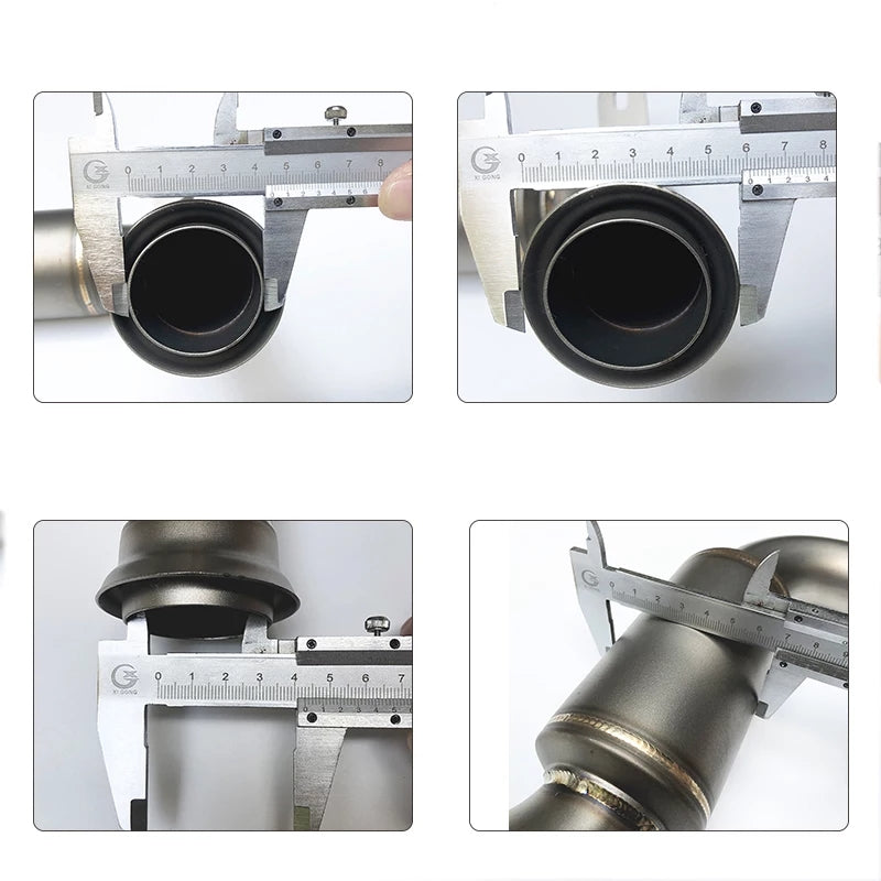 KTM DUKE 390 250 125 Duke RC 390 RC390 2019 2020 Motorcycle Moto Exhaust Muffler Titanium Mid Middle Pipe Slip-on