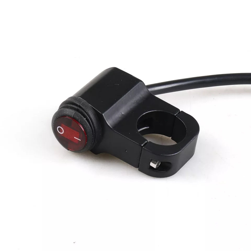 Scooter Motorcycle Handlebar Headlight On/Off Switch for Headlight Fog Spot Light 12V Waterproof Motorcycle Accessories