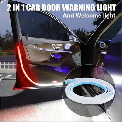 The new LED car door anti-collision warning light, automobile general decorative light with car door side atmosphere light