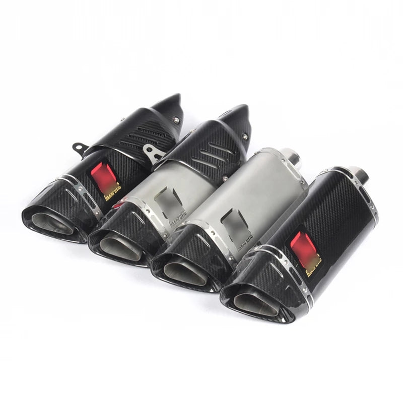 Akrapovic Motorcycle Exhaust Muffler Titanium Carbon Fiber Universal (Replica)