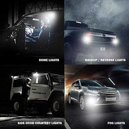 T15 Led Light Bulb 921 LED Bulb W16W 800LM HID White for Backup Reverse Lights (Pack of 2)