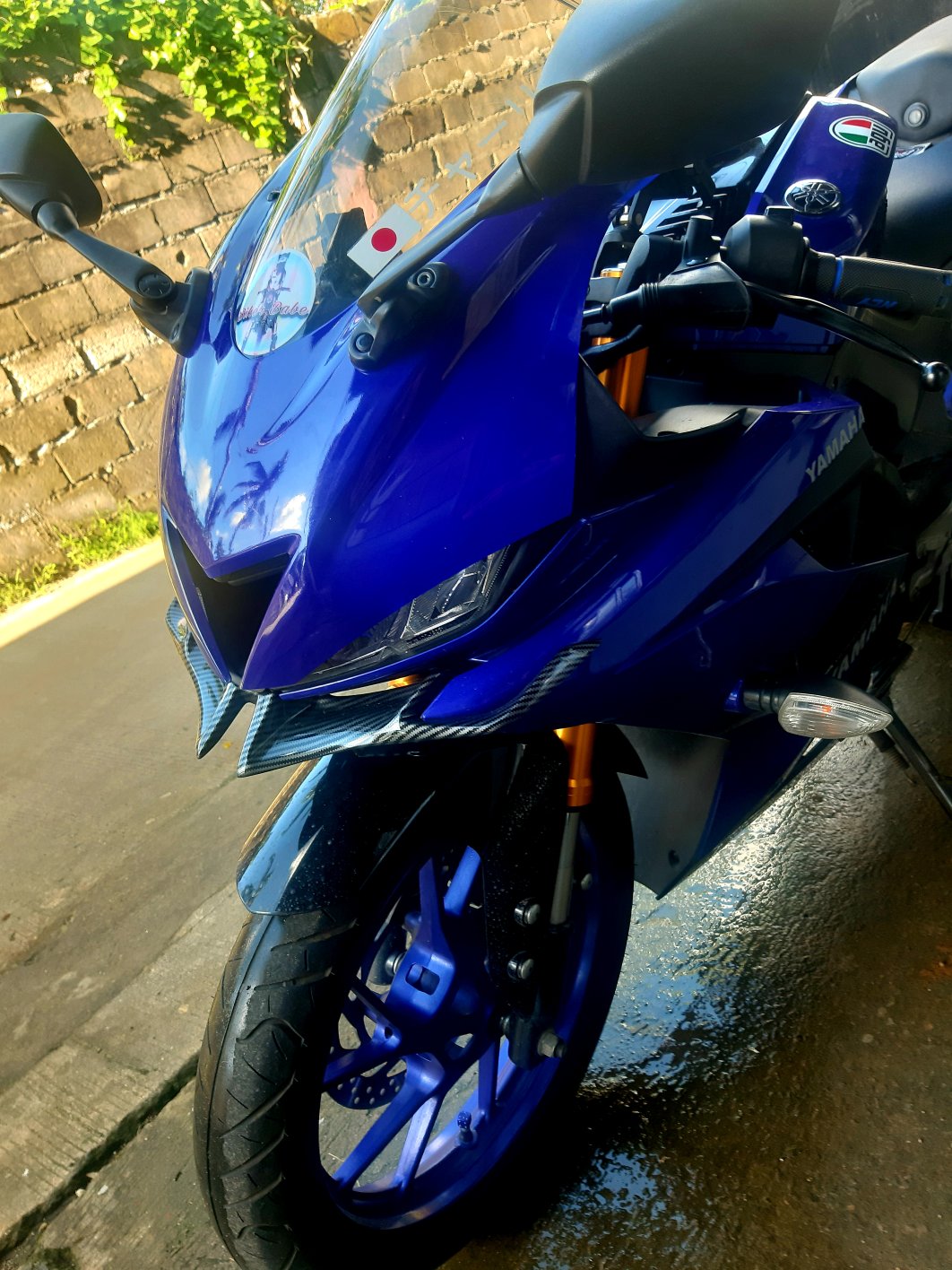 YAMAHA R15 V3 R1 FAIRING MASK FACELIFT FRONT FAIRING ABS ORIGINAL