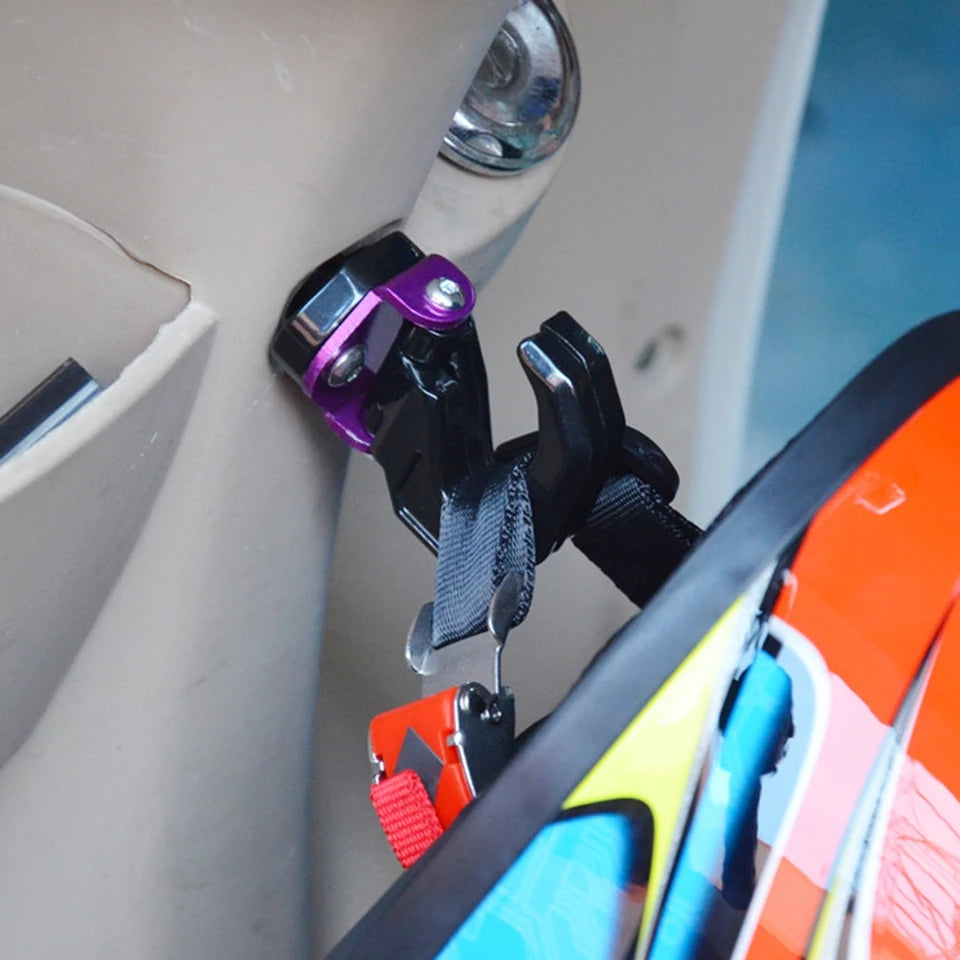 Aluminum Alloy Motorcycle Helmet Holder Double Hook Mount Scooter Luggage Hand Bag Hanger Bottle Hook with Screw