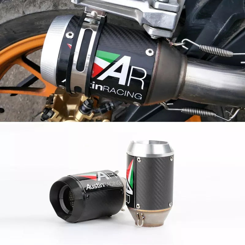 Austin Racing Motorcycle Exhaust Muffler (Replica)