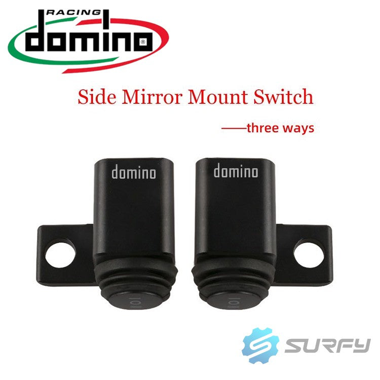 Domino Mini Driving Light Switch Mirror Mount 3 Way Hazard Fog Light ON OFF ON Switch