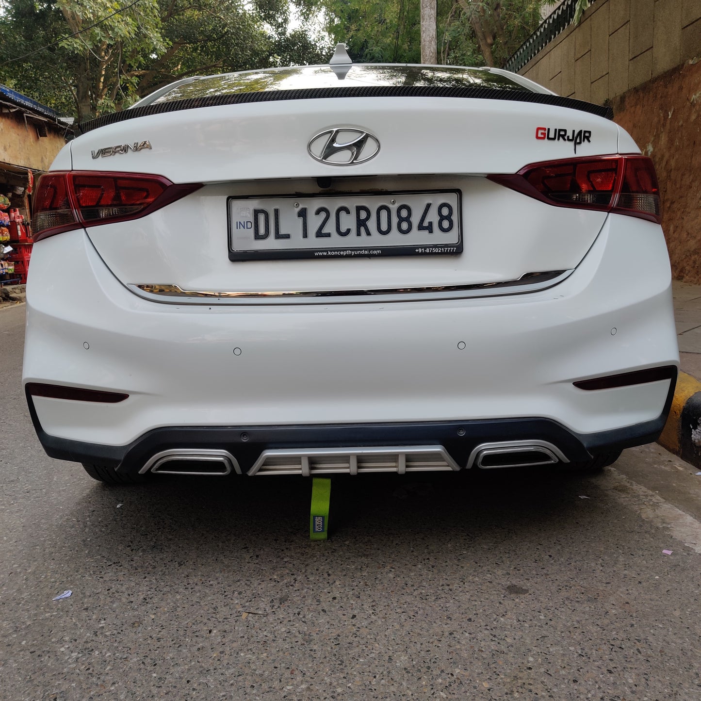 Rear Diffuser For Hyundai Verna 2018-19