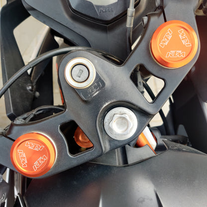 Motorcycle Front Fork Shock Absorbing Decorative Bolts Cover Universal for KTM DUKE/RC 125 250 200 390 Series