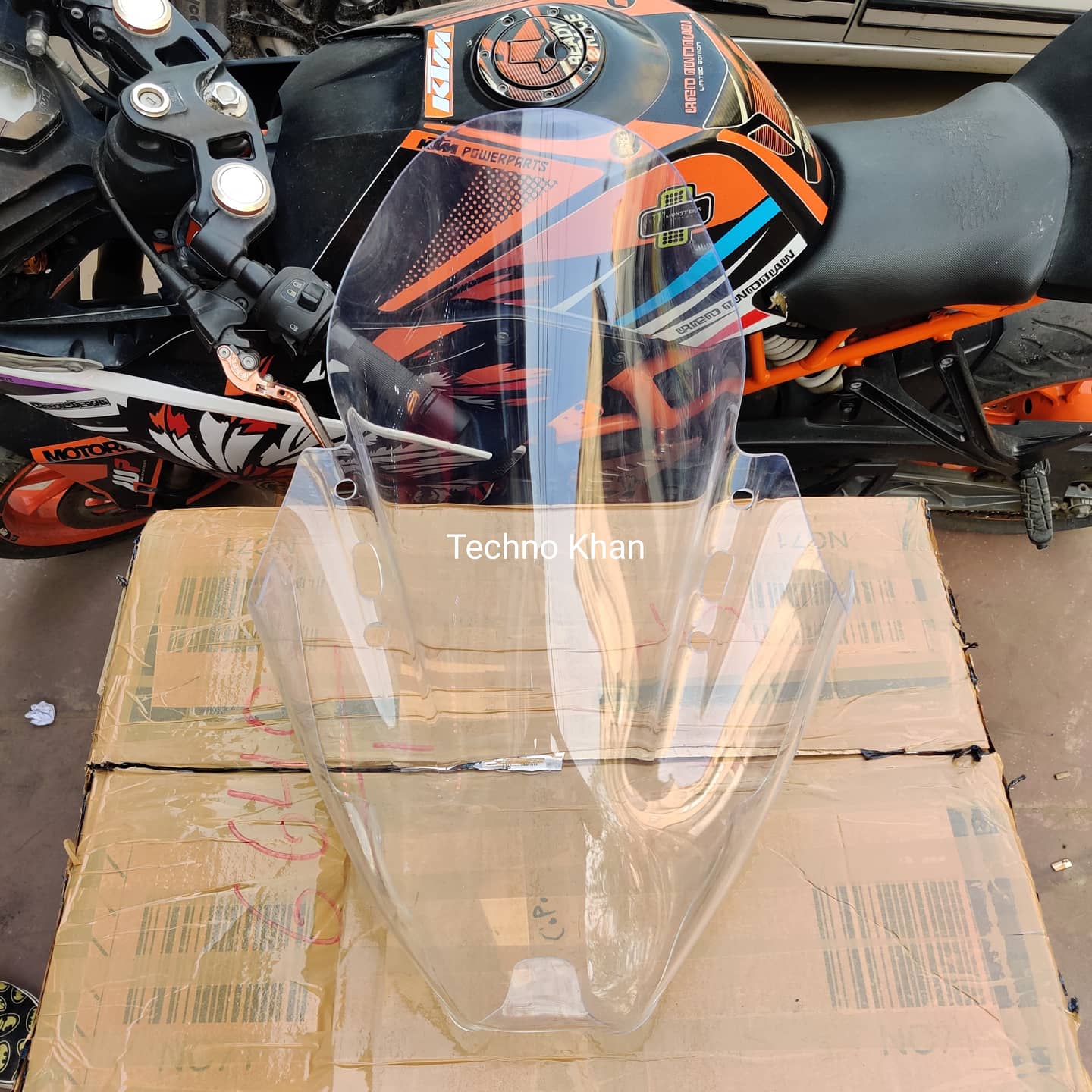 KTM Racing Visor – TECHNO KHAN STORE