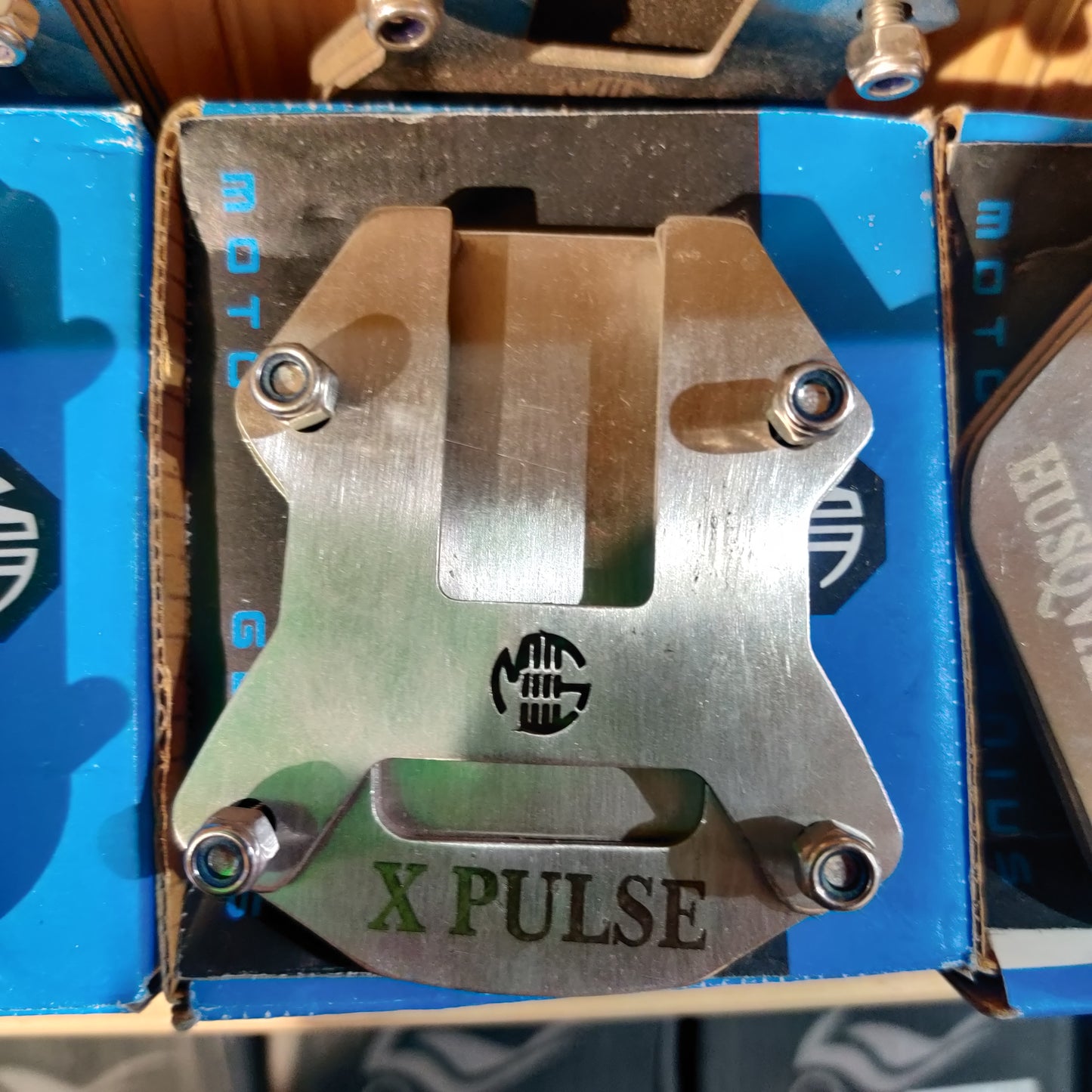 Brushed Stainless Steel Side Stand Extender for

All Motorcycles