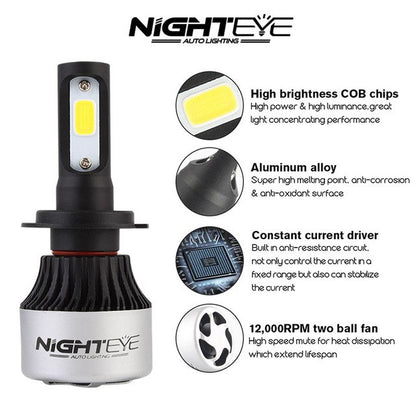 Original Nighteye Led Headlight Bulb (Single Bulb) 36W 4500Lm 6500K