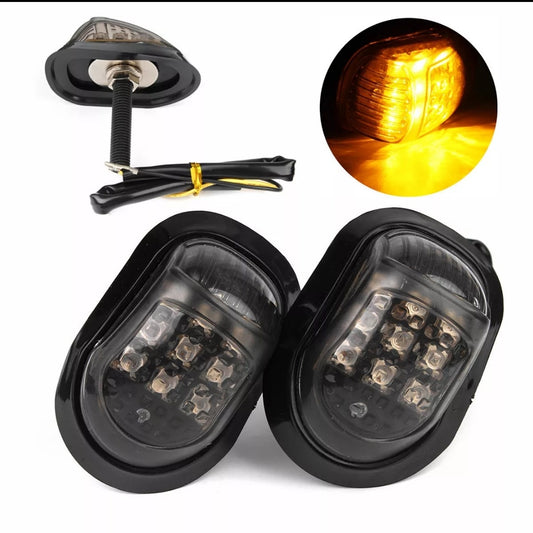 Motorcycle Body Indicator 12v 9 LED Shoe Design