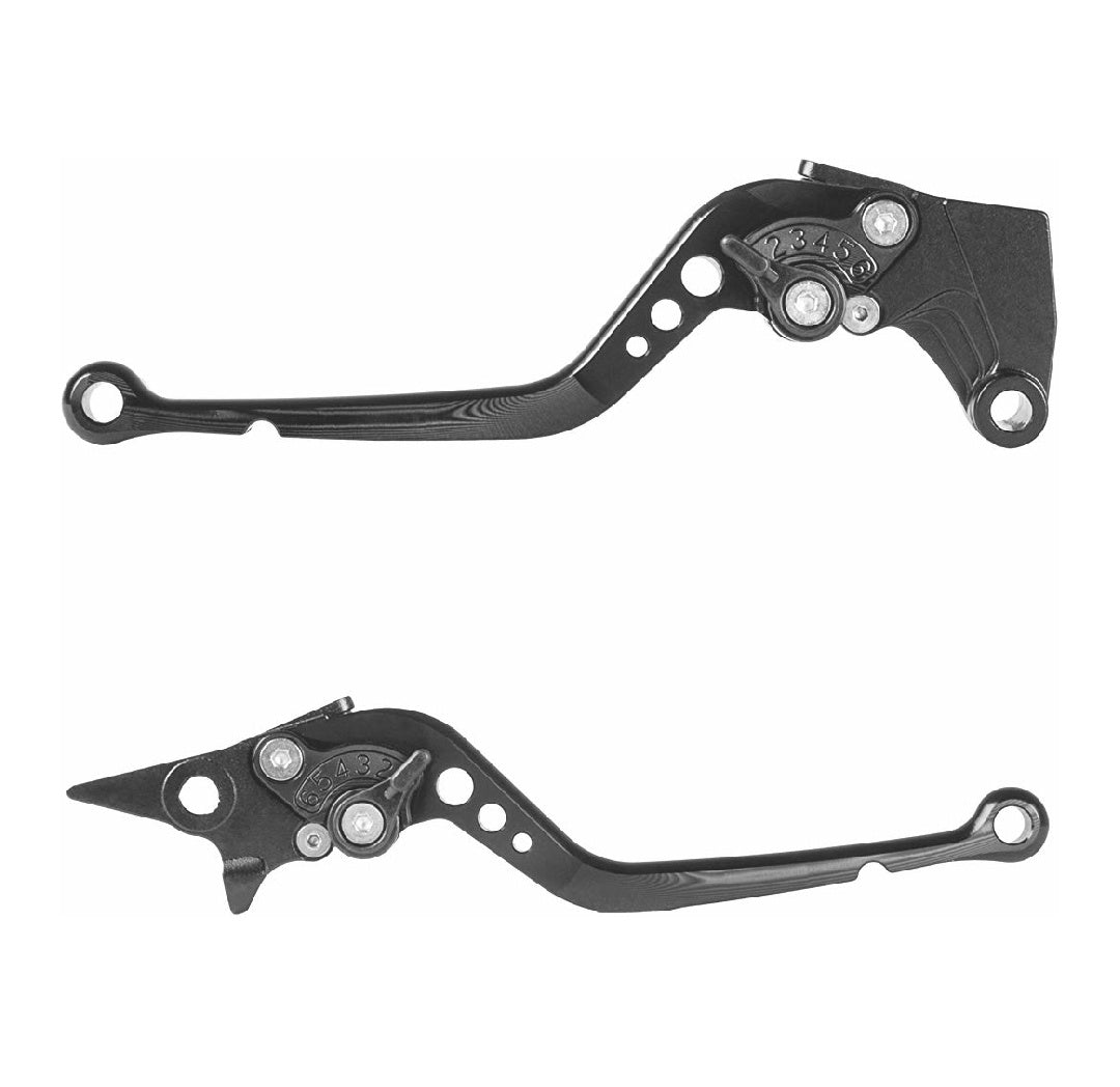 Moxi Clutch and Brake Lever for Royal Enfield All Models (Black, Set of 2)