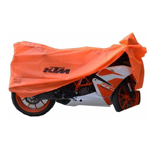 Bike Body Cover with Mirror Pockets KTM Duke/RC/RC 390 (Orange)