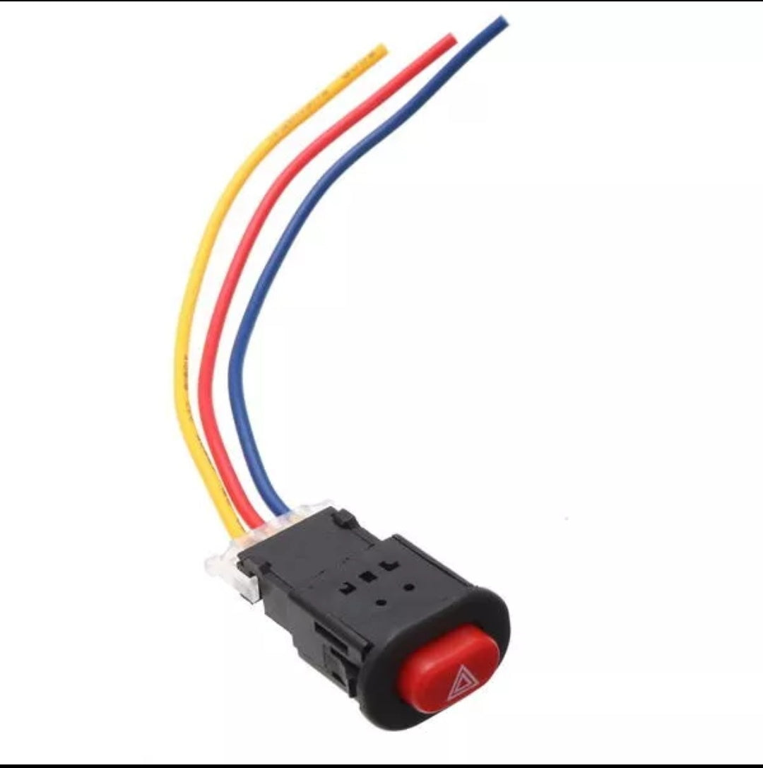 Auto Motorcycle Double Flash Turn Hazard Light Switch