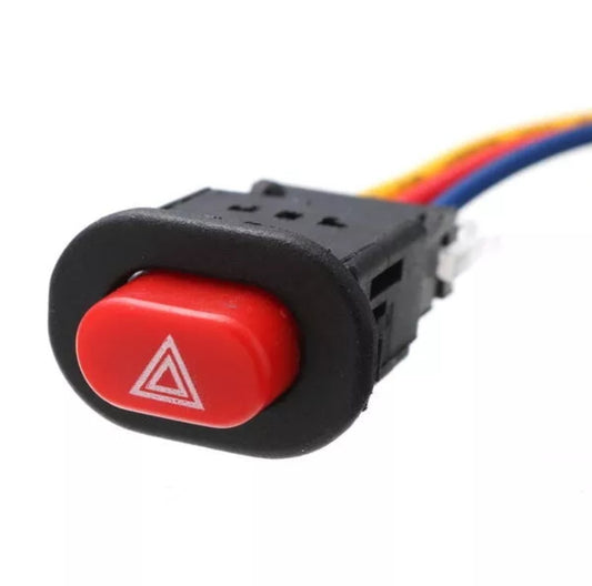 Auto Motorcycle Double Flash Turn Hazard Light Switch