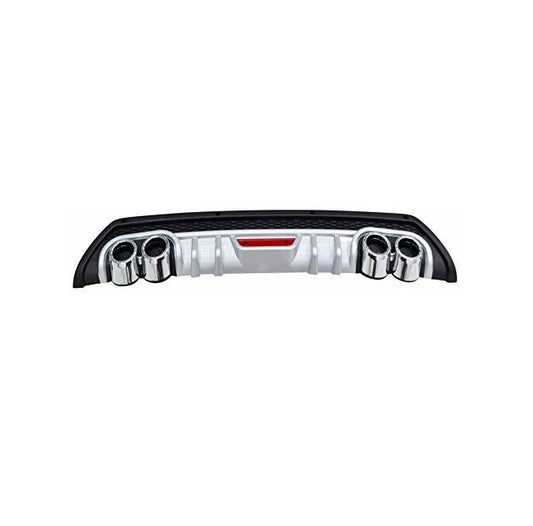 Rear Bumper Diffuser Compatible with Maruti Suzuki Baleno (2015-2020)