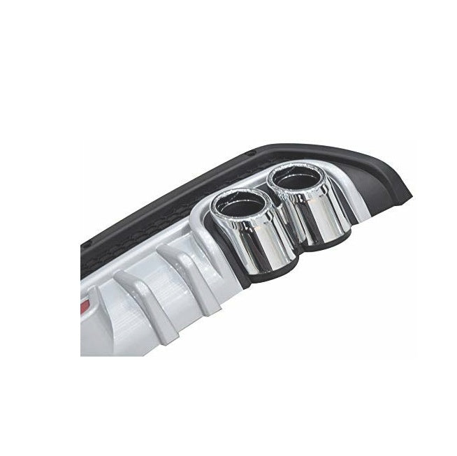 Rear Bumper Diffuser Compatible with Maruti Suzuki Baleno (2015-2020)