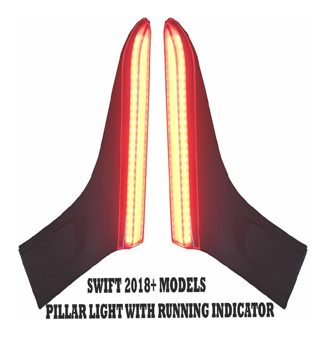 Rear/Back Pillar Lamp LED With Running Indicator, Reflector Brake Matrix Light For For Swift 2018-2020 Models