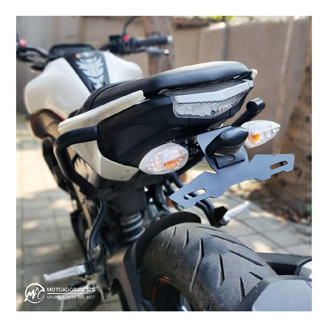 MOTOAGGRANDIZE Tail Tidy/Fender Eliminator for Yamaha MT 15 | Color: Matte Black [Watch Out for Our Counterfeit Product listings]