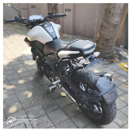 MOTOAGGRANDIZE Tail Tidy/Fender Eliminator for Yamaha MT 15 | Color: Matte Black [Watch Out for Our Counterfeit Product listings]