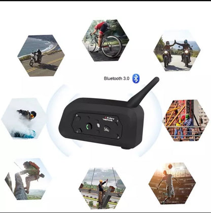 Vnetphone v6 1200m Motorcycle Helmet intercom