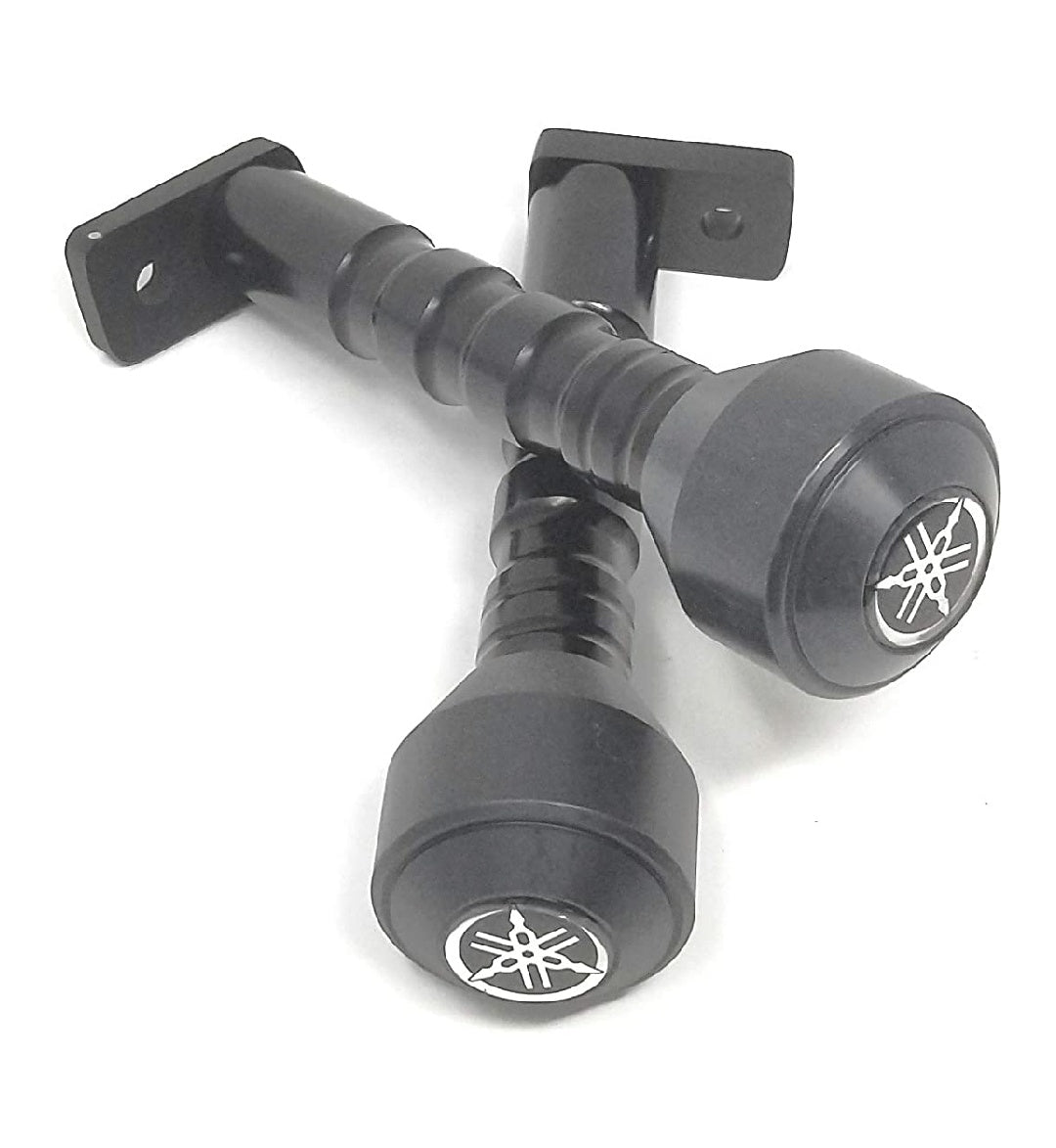 Motorcycle Frame Slider Falling Protector Bike Crash Protector Pads Compatible for Yamaha (Black)