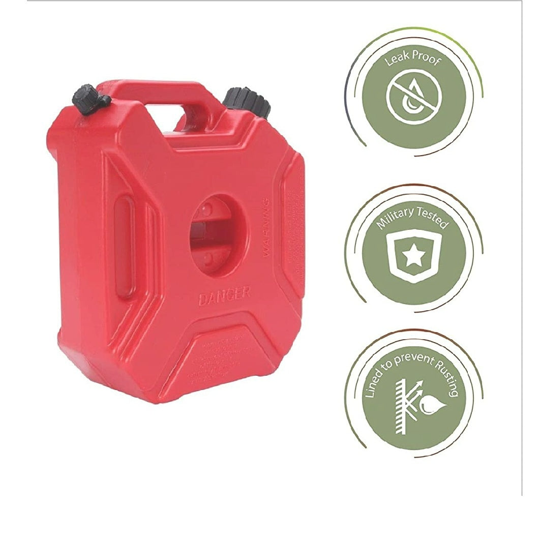 Jerry Can, Diesel,Petrol Fuel Pack Tank for Motorcycle,Cars,Suvs (5 LTR)