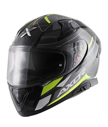 axor Turbine Black Neon Grey Helmet