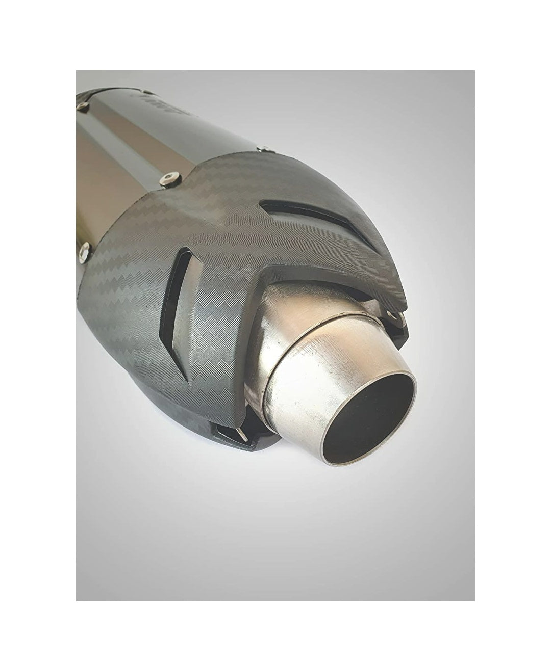 Mivv Motorcycle Universal Racing Exhaust For Yamaha R15v3 v2 v1 MT-15 Bajaj KTM Kawasaki Z900 Z800 Ninja (Black)
