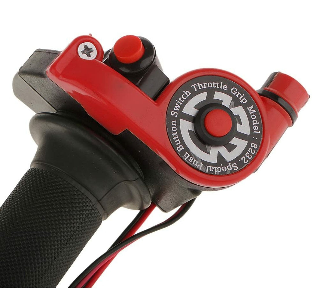 2x Motorcycle Throttle Control Handlebar Grips Switch 
Quick throttle