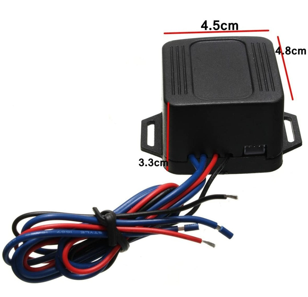 12V Car Engine Start Push Button Switch Ignition Starter Kit Blue LED Universal