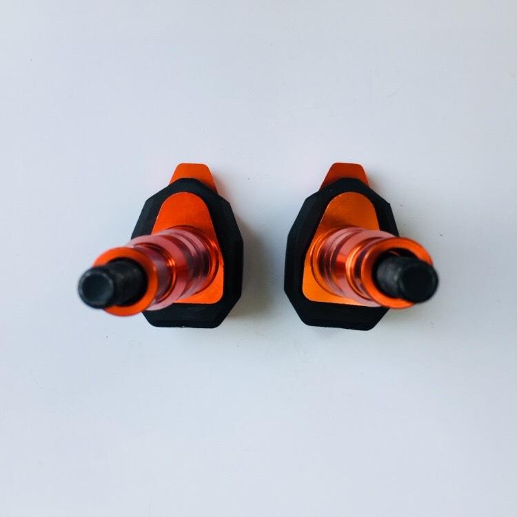 Universal Frame Sliders for Motorcycle-Orange (Set Of 2)