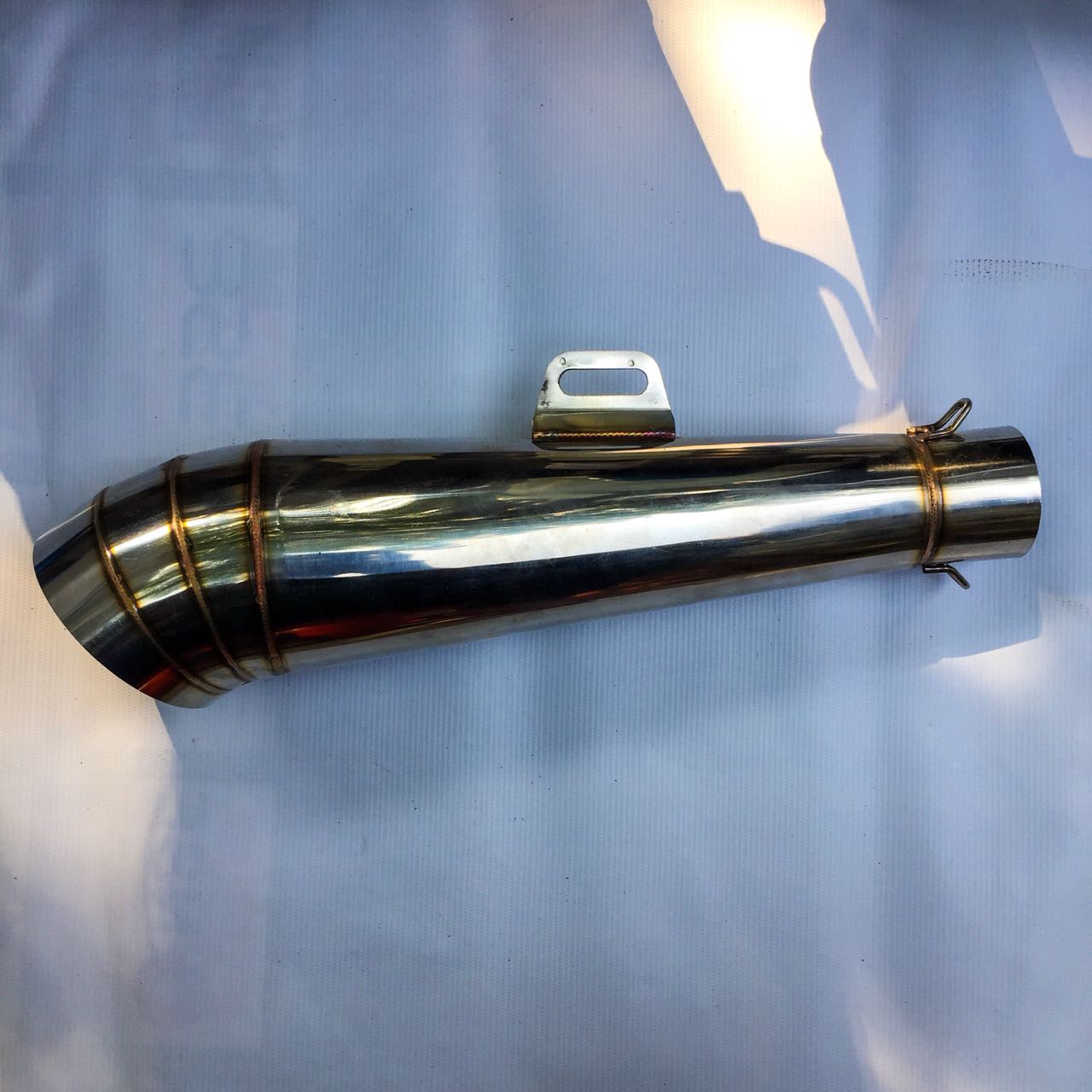Kobra Hi-Performance Slip On Race Exhaust Silver