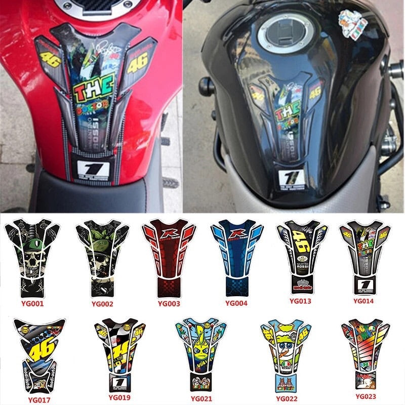 46 Stickers Motorcycle Stickers Fuel Tank Sticker Fishbone Dispensing ...