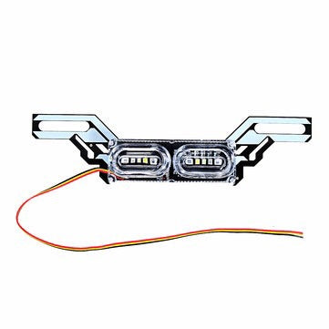 12V Motorcycle Strobe License Plate Light LED Flashing Brake Tail Fog Signal Lamp