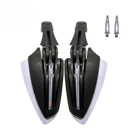 12V 7/8inch Motorcycle Led Drl Light Handguard Hand Guard Brush Bar Dirt Bike - Black
